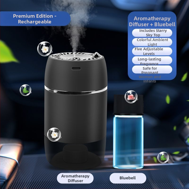 HD automašīnas aromaterapijas difuzors ar automātisku izsmidzināšanu – ziedu smarža, 50–100 ml, smaku novēršana, izsmidzināšanas ilgums 16–30 dienas, sēdekļa uzstādīšana