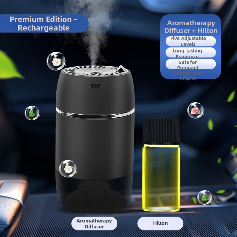 HD automašīnas aromaterapijas difuzors ar automātisku izsmidzināšanu – ziedu smarža, 50–100 ml, smaku novēršana, izsmidzināšanas ilgums 16–30 dienas, sēdekļa uzstādīšana