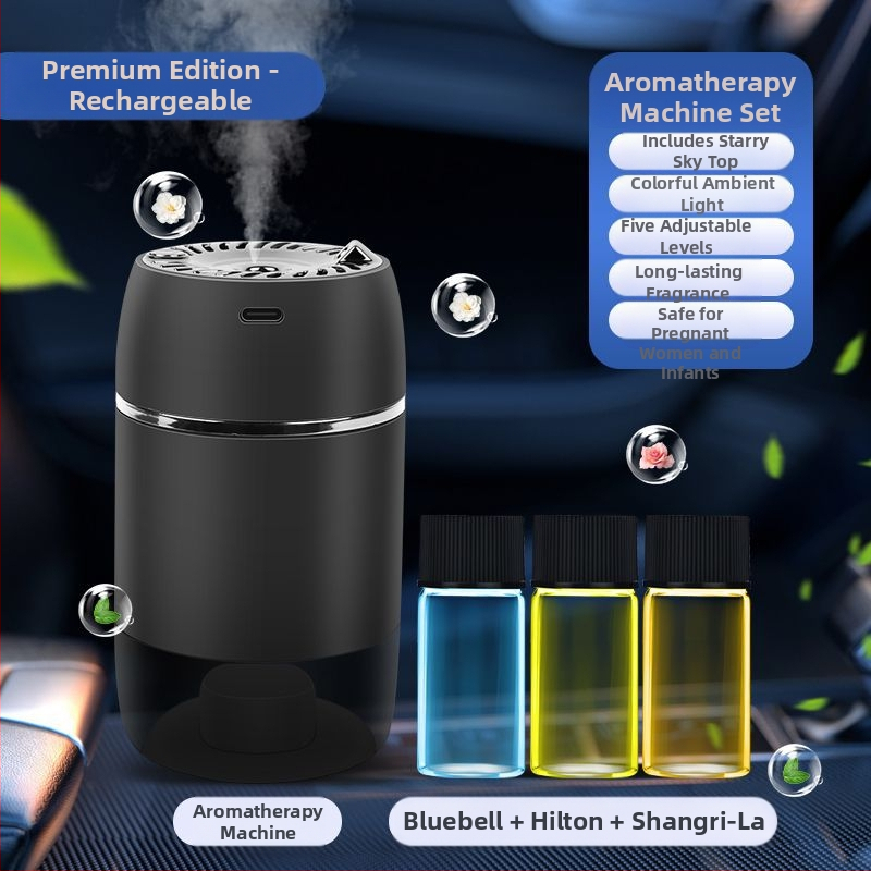 HD automašīnas aromaterapijas difuzors ar automātisku izsmidzināšanu – ziedu smarža, 50–100 ml, smaku novēršana, izsmidzināšanas ilgums 16–30 dienas, sēdekļa uzstādīšana