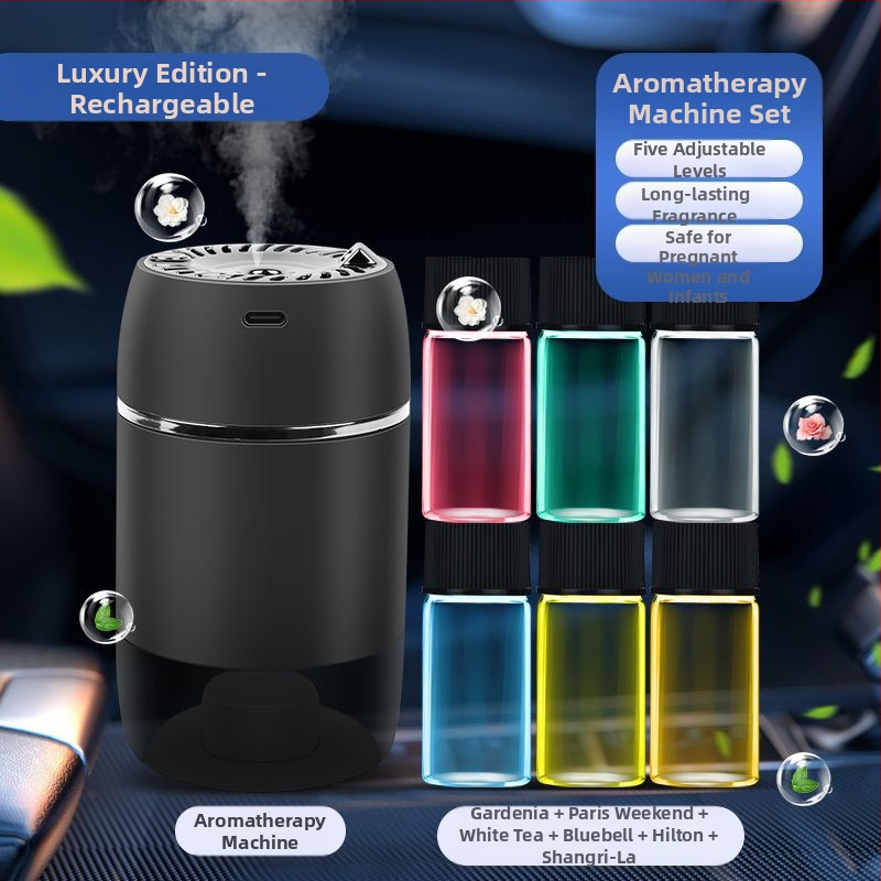 HD automašīnas aromaterapijas difuzors ar automātisku izsmidzināšanu – ziedu smarža, 50–100 ml, smaku novēršana, izsmidzināšanas ilgums 16–30 dienas, sēdekļa uzstādīšana