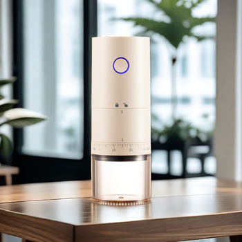 Mingxi elektrinis kavos malūnas pupelėms — automatinis, ABS korpusas, svoris 0,43 kg, pritaikymas galimas