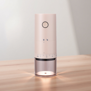 Mingxi elektrinis kavos malūnas pupelėms — automatinis, ABS korpusas, svoris 0,43 kg, pritaikymas galimas