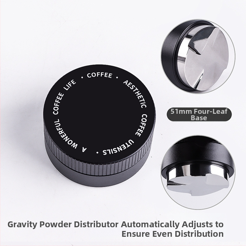 Nerūdijančio plieno gravitacinis espresso tampas, reguliuojamas aukštis, 390 g