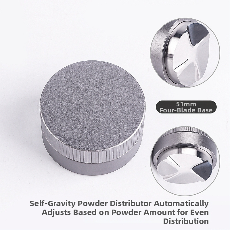 Nerūdijančio plieno gravitacinis espresso tampas, reguliuojamas aukštis, 390 g