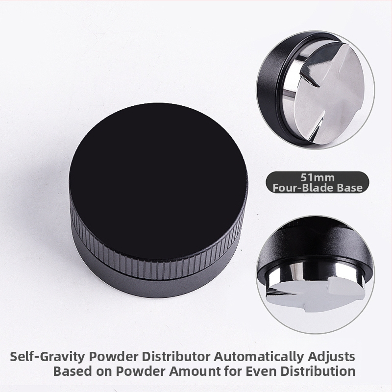 Nerūdijančio plieno gravitacinis espresso tampas, reguliuojamas aukštis, 390 g