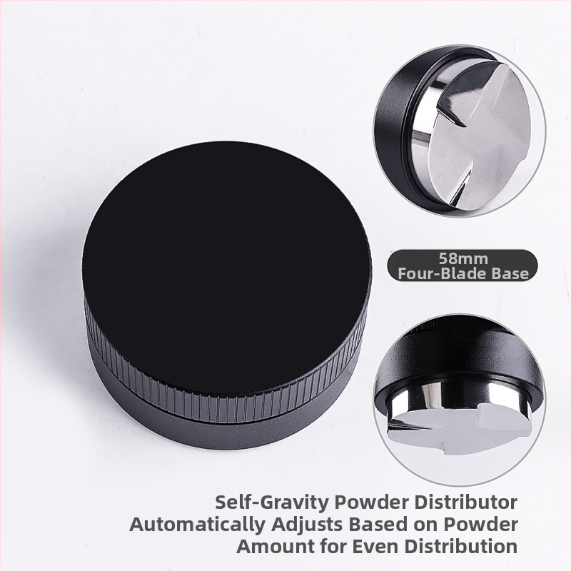 Nerūdijančio plieno gravitacinis espresso tampas, reguliuojamas aukštis, 390 g