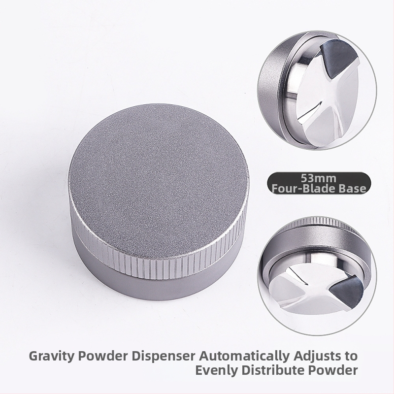 Nerūdijančio plieno gravitacinis espresso tampas, reguliuojamas aukštis, 390 g