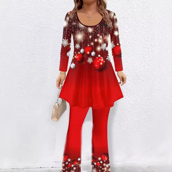 Γυναικείο σετ γιόγκα (τοπ και παντελόνι) με 3D εκτύπωση, πολυεστέρας, φθινοπωρινή σεζόν 2024