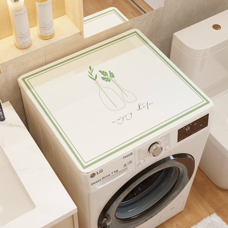 Mosógép porvédő - PVC, Holy New Fabric, testreszabható, kis friss stílus