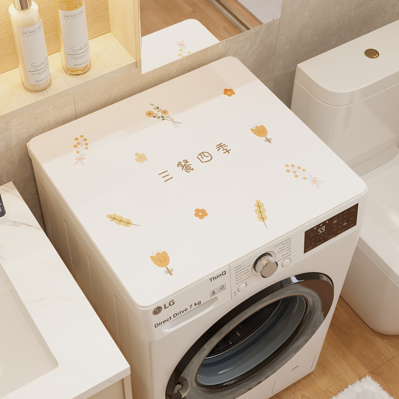 Mosógép porvédő - PVC, Holy New Fabric, testreszabható, kis friss stílus