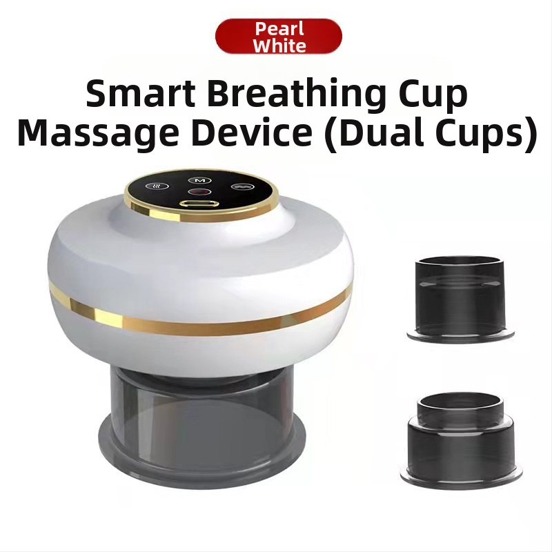 Elektriskā inteleģentā vakuuma masāžas ierīce ar apkuri, USB barošana, ABS korpuss, 4 ātrumi, 1200 mA baterija, CE sertifikāts