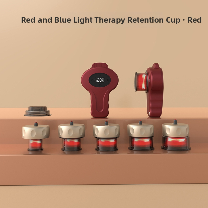 Elektriskā inteleģentā vakuuma masāžas ierīce ar apkuri, USB barošana, ABS korpuss, 4 ātrumi, 1200 mA baterija, CE sertifikāts