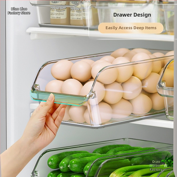 Хладилник органайзер кутия с дренаж, материал: коприна цветя, марка Mink