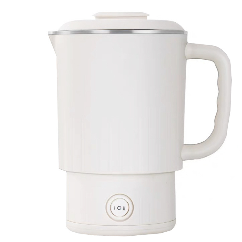 Сгъваем електрически чайник 1,2 л със изолация, силиконово тяло, автоматично изключване
