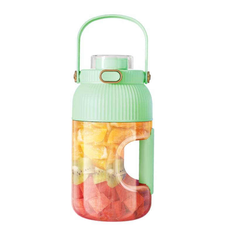 Sultų spaudinimo įrenginys su 5+ peilių • 18000 rpm • vidinė talpa iš borosilikatinio stiklo • įmontuota baterija • talpa iki 400 ml