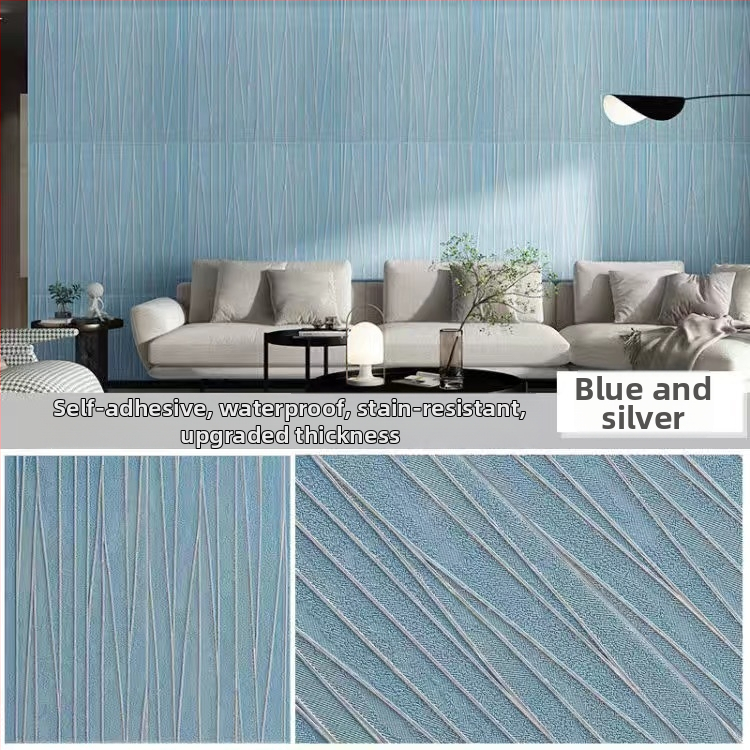 3D sienos plokštelės mural miegamajam, atsparus įbrėžimams ir vandeniui, XPE putojantis medžiaga, abstraktus šiuolaikinis dizainas, montavimas įmanomas