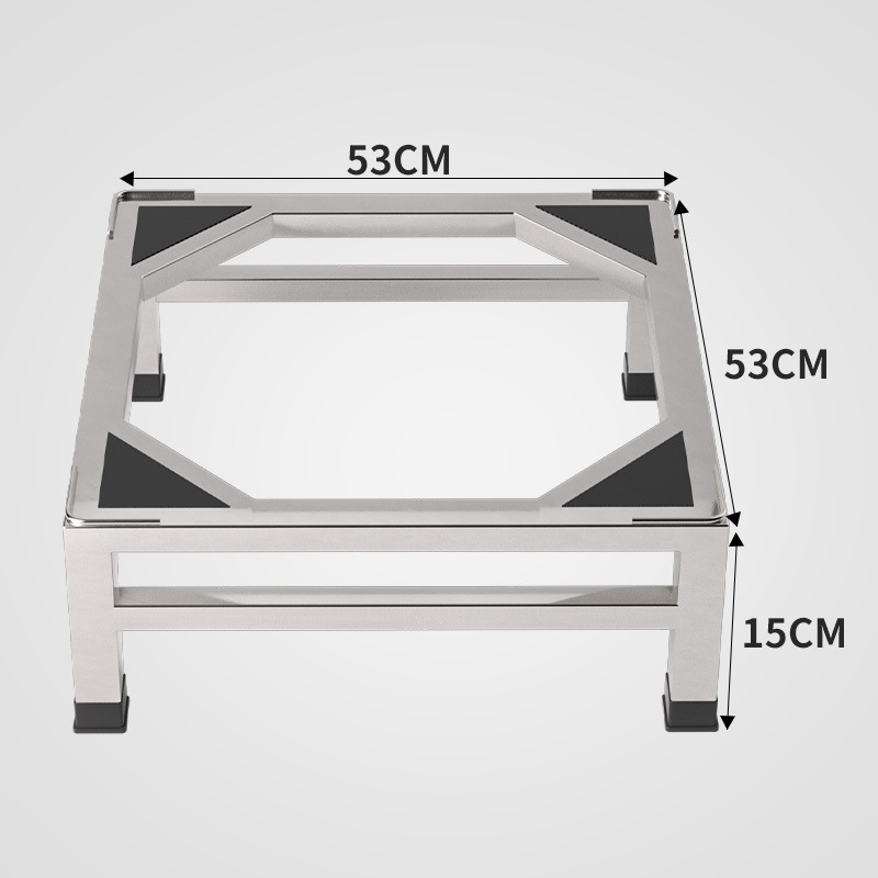 Nerūdijančio plieno skalbimo mašinos pagrindas laikiklis, modelis JX00039, vieno aukšto konstrukcija, CE sertifikatas