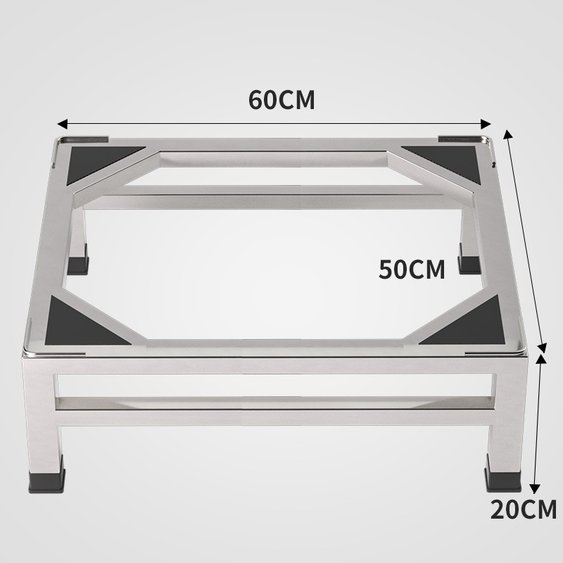Nerūdijančio plieno skalbimo mašinos pagrindas laikiklis, modelis JX00039, vieno aukšto konstrukcija, CE sertifikatas