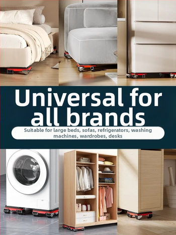 Universali judama pagrindė su pasukamaisiais ratais sunkiojo baldų ir šaldytuvų pervežimui