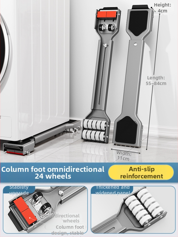 Universali judama pagrindė su pasukamaisiais ratais sunkiojo baldų ir šaldytuvų pervežimui