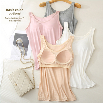 Γυναικείο camisole top με αποσπώμενες τιράντες, πολύ κοντό μήκος, μοτίβο χωρίς σχέδιο