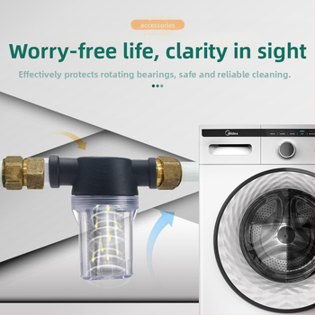 Veevoolu eelfilter 304 roostevabast terasest, läbipaistev visuaalne filter, Mileage bränd, kaasaegne minimalistlik stiil