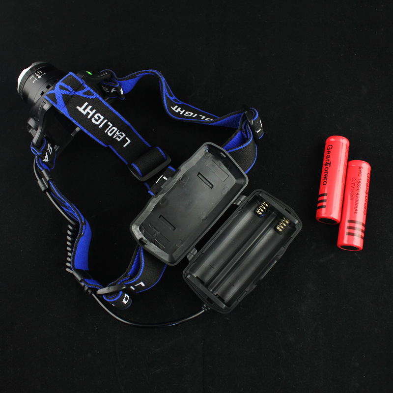 LED galvos žibintas su teleskopiniu zoomu – modelis V9, įkraunamas, indukcinis jungiklis, atsparus vandeniui