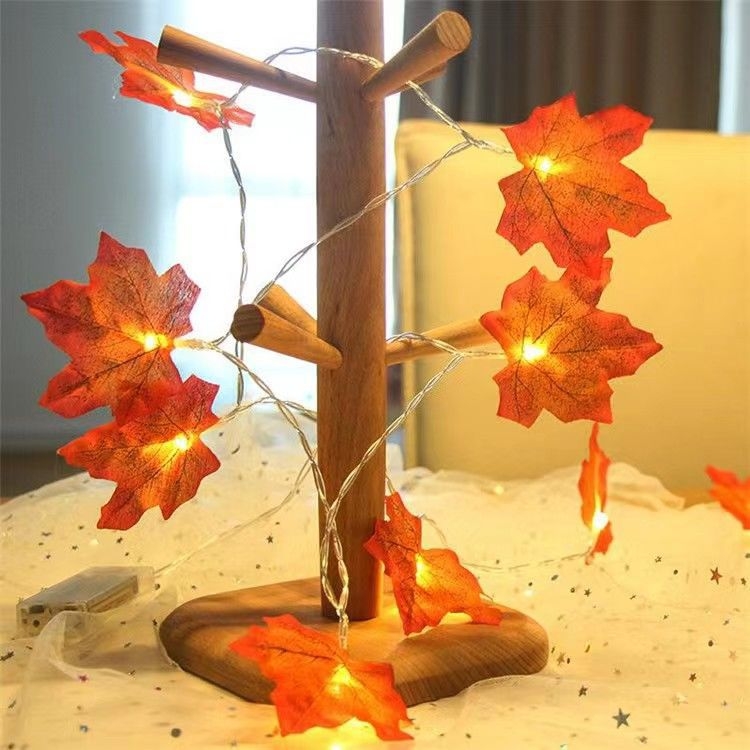 Halloween LED niz svjetla s lampionom od bunde, duhom, lubanjom i paukom – vodootporna dekorativna svjetlost USB ili baterija