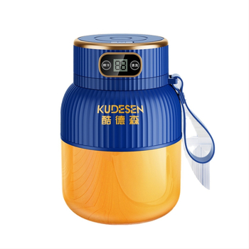 Nešiojamas vaisių ir daržovių sultų spaudimo aparatas, talpa 601–800 ml, galia 200 W, greitis 20001–22000 rpm, 5+ peilių, integruota baterija