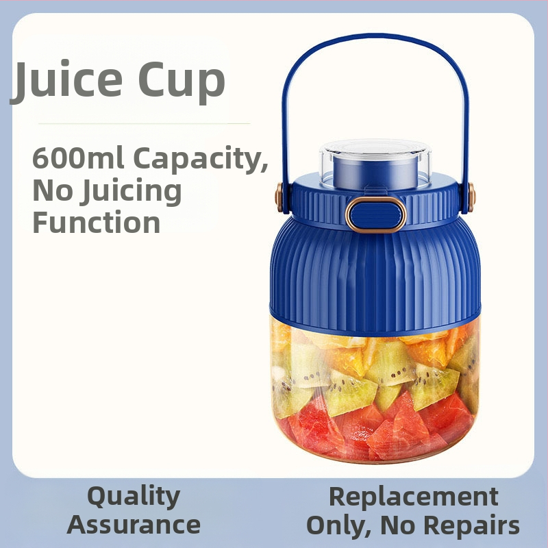 Nešiojamas vaisių ir daržovių sultų spaudimo aparatas, talpa 601–800 ml, galia 200 W, greitis 20001–22000 rpm, 5+ peilių, integruota baterija