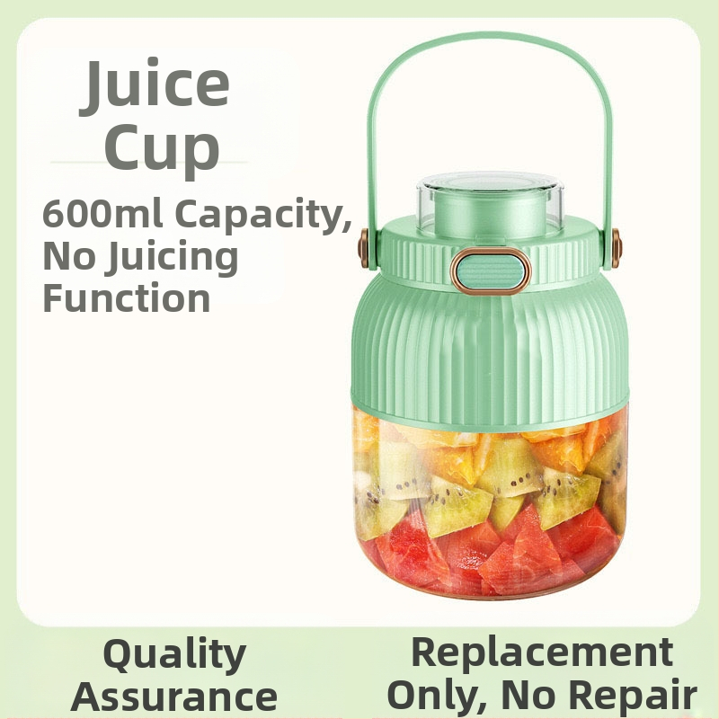 Nešiojamas vaisių ir daržovių sultų spaudimo aparatas, talpa 601–800 ml, galia 200 W, greitis 20001–22000 rpm, 5+ peilių, integruota baterija