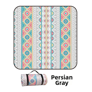 Πικνίκ χαλάκι με παχύ φλάνελ και αλουμινόφυλλο, αδιάβροχο και ανθεκτικό στην υγρασία, για πολλούς χρήστες, βάρος 1000 g