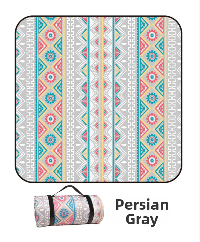 Piknik takaró flanelből és alumíniumfóliával, vízálló és nedvességálló, több személyes használatra, súly 1000 g