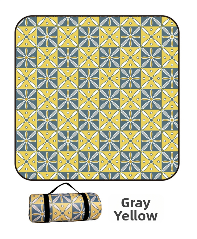 Piknik takaró flanelből és alumíniumfóliával, vízálló és nedvességálló, több személyes használatra, súly 1000 g