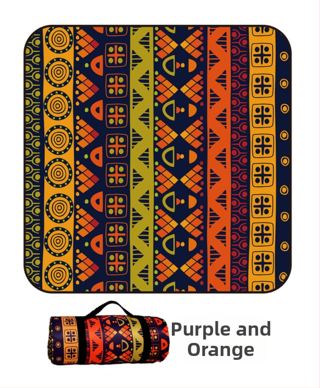 Piknik takaró flanelből és alumíniumfóliával, vízálló és nedvességálló, több személyes használatra, súly 1000 g