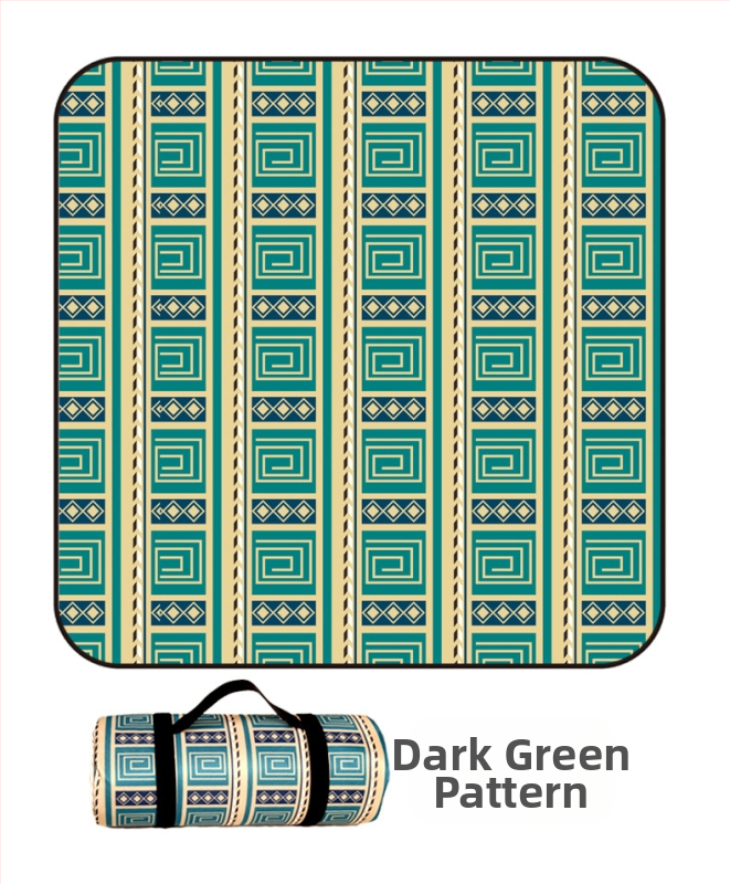 Piknik takaró flanelből és alumíniumfóliával, vízálló és nedvességálló, több személyes használatra, súly 1000 g