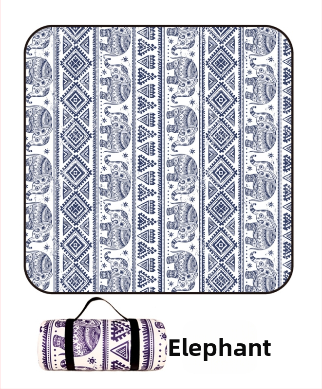 Piknik takaró flanelből és alumíniumfóliával, vízálló és nedvességálló, több személyes használatra, súly 1000 g