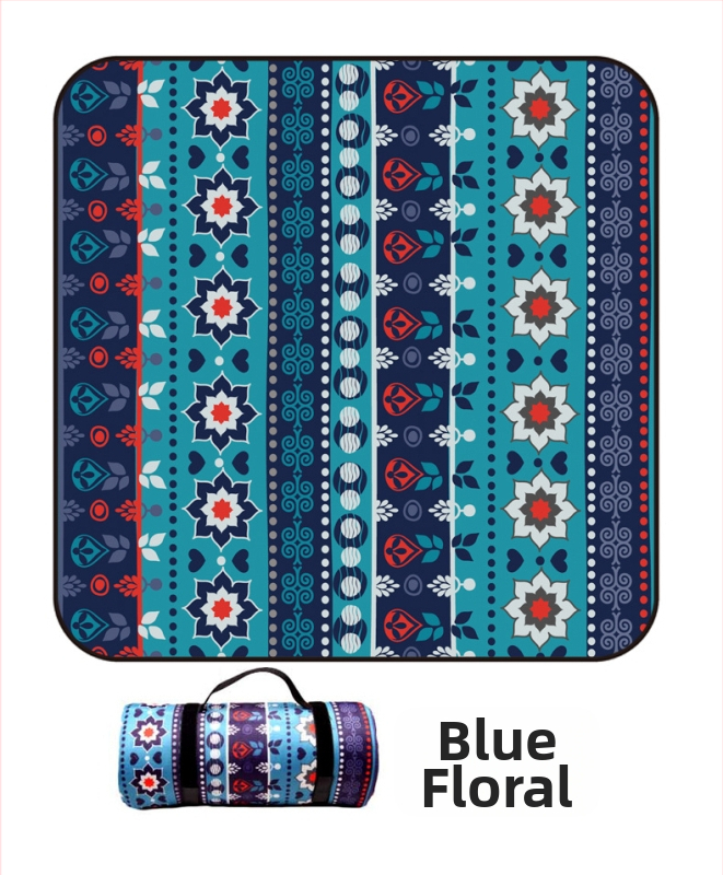 Piknik takaró flanelből és alumíniumfóliával, vízálló és nedvességálló, több személyes használatra, súly 1000 g