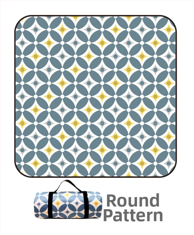 Piknik takaró flanelből és alumíniumfóliával, vízálló és nedvességálló, több személyes használatra, súly 1000 g