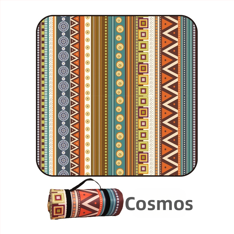 Пикник мат с удебелен фланелен слой и алуминиево фолио, водоустойчив и влагозащитен, за повече хора, тегло 1000 г