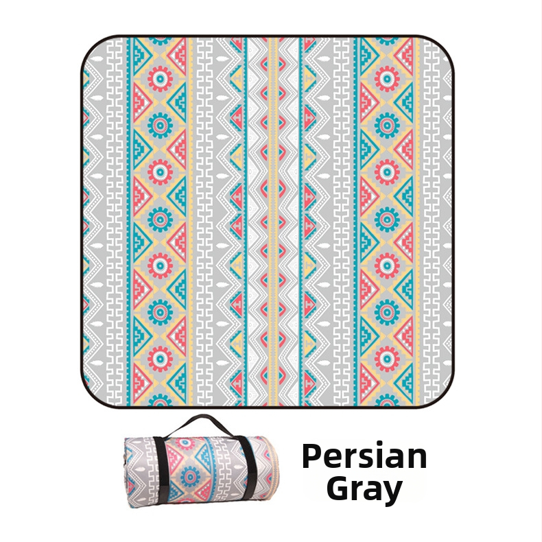 Пикник мат с удебелен фланелен слой и алуминиево фолио, водоустойчив и влагозащитен, за повече хора, тегло 1000 г