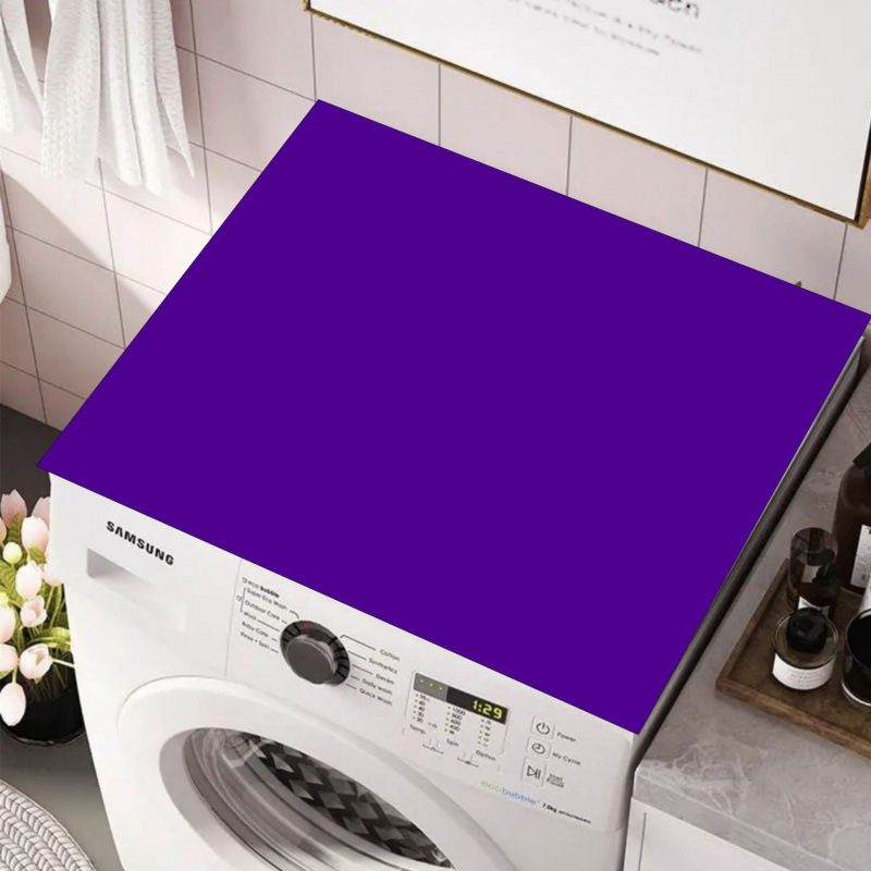 Топ мат за пералня – персонализируем, модерeн минималистичен стил, материал: техническа тъкан-гумена смес, мултифункционален покрив за уреди и мебели