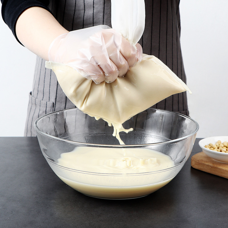 Sojų pieno filtravimo maišelis, ultra plona nailono tinkle, maisto kokybė, aukštos temperatūros atsparumas