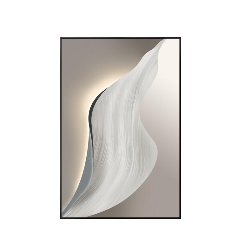 Абстрактна декоративна картина върху маслен платно, с метална рамка, за хол, модел 40793, inkjet печат, прост и модерен стил