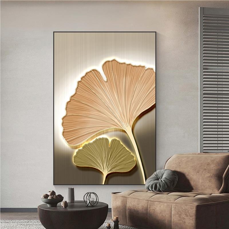 Абстрактна декоративна картина върху маслен платно, с метална рамка, за хол, модел 40793, inkjet печат, прост и модерен стил