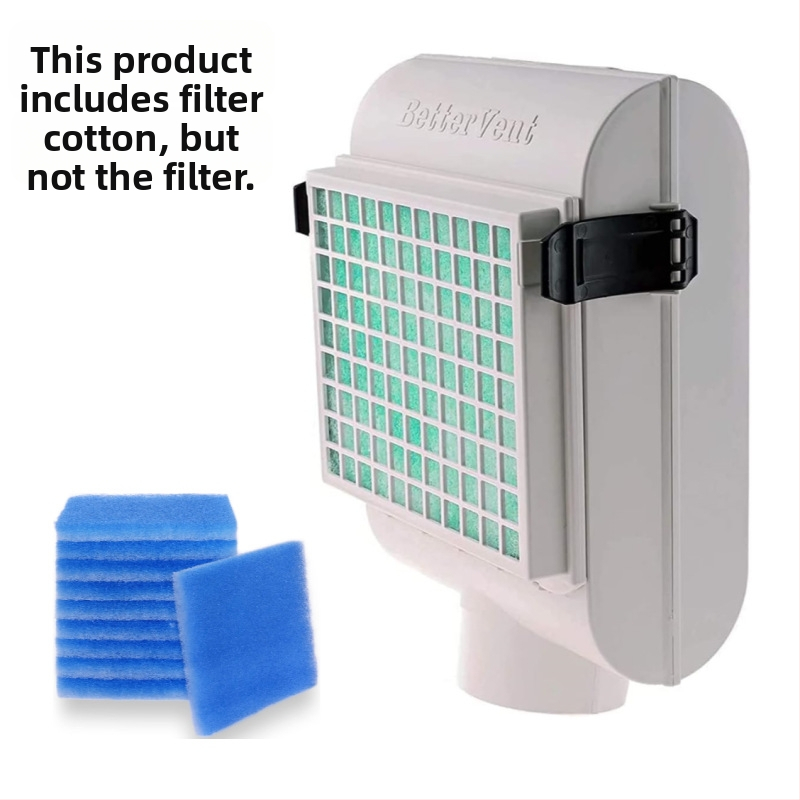 Аксесоар за сушилня: въздушен филтър DN100, за домашна употреба, подходящ за 51–100 m²