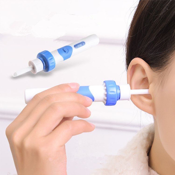 Παιδικός ηλεκτρικός καθαριστής αυτιών με αναρρόφηση – ABS, μη φωτιζόμενος, κατάλληλος για ακροφύσιο αυτιών, σετ 120 τεμάχια