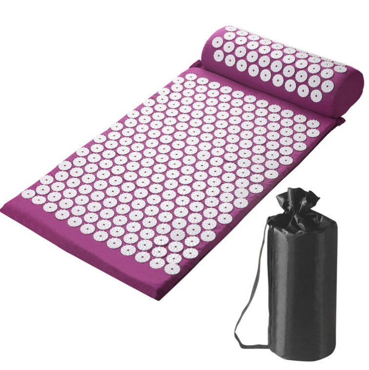 Jogo kilimėlis akupunktūros masažui – medžiaga: kempinės medvilnė; svoris 630 g; storis 15 mm; tinkamas treniruoklių įrangai, sveikatos priežiūros masažui ir kūno grožiui