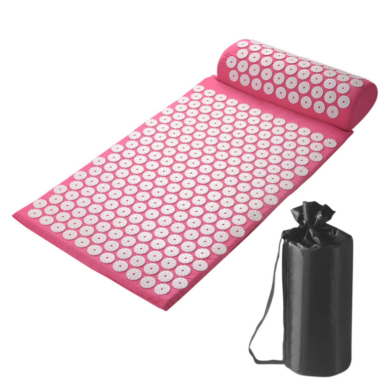 Jogo kilimėlis akupunktūros masažui – medžiaga: kempinės medvilnė; svoris 630 g; storis 15 mm; tinkamas treniruoklių įrangai, sveikatos priežiūros masažui ir kūno grožiui