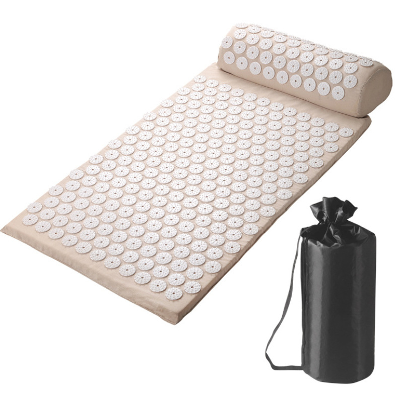 Jogo kilimėlis akupunktūros masažui – medžiaga: kempinės medvilnė; svoris 630 g; storis 15 mm; tinkamas treniruoklių įrangai, sveikatos priežiūros masažui ir kūno grožiui